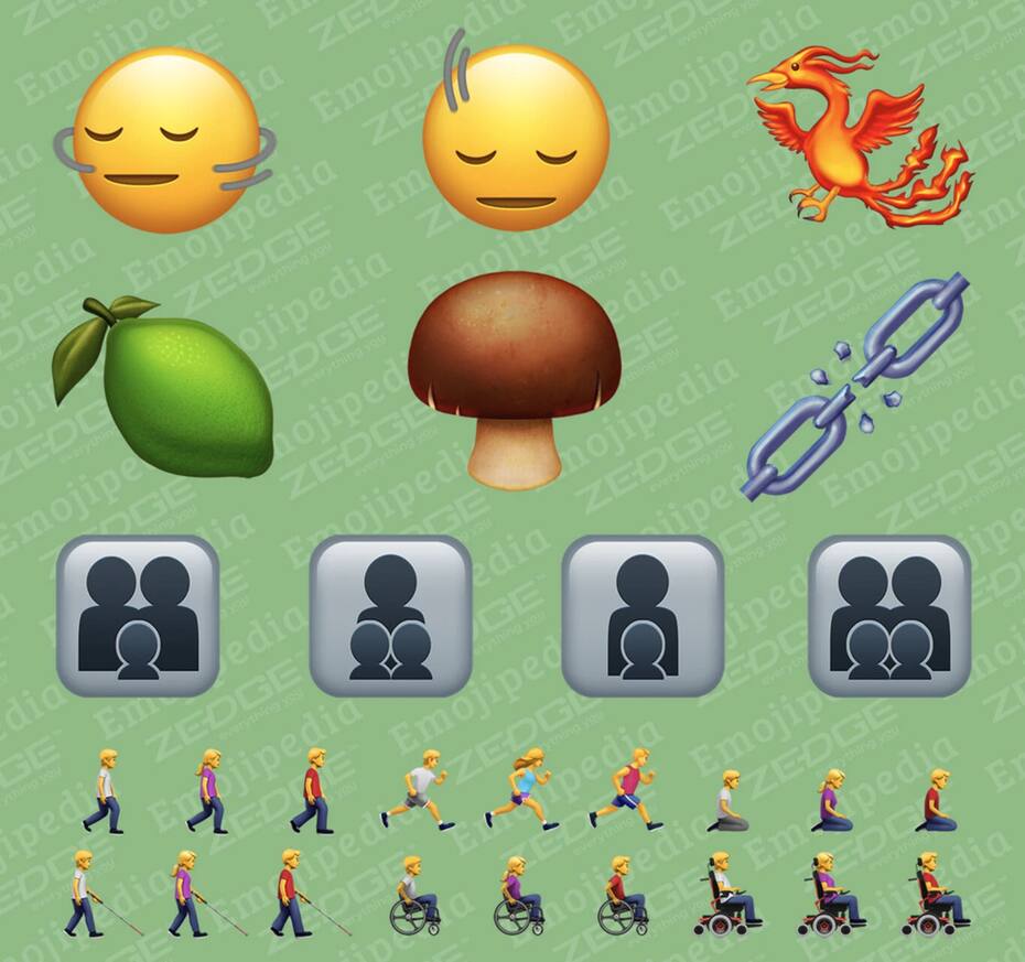 Emoticones de iOS17.4