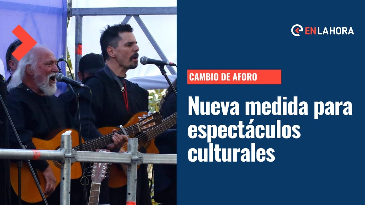 Se suma al Bono Trabajadores de la Cultura: Anuncian cambios de aforo en espectáculos presenciales