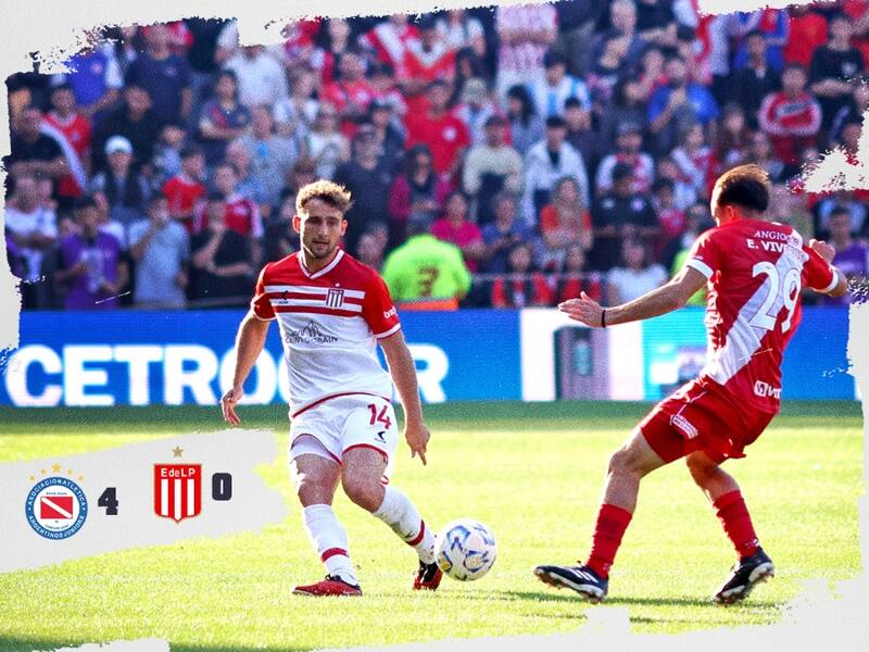 Cayó 4-0 pero clasificó igual. Foto: Estudiantes.