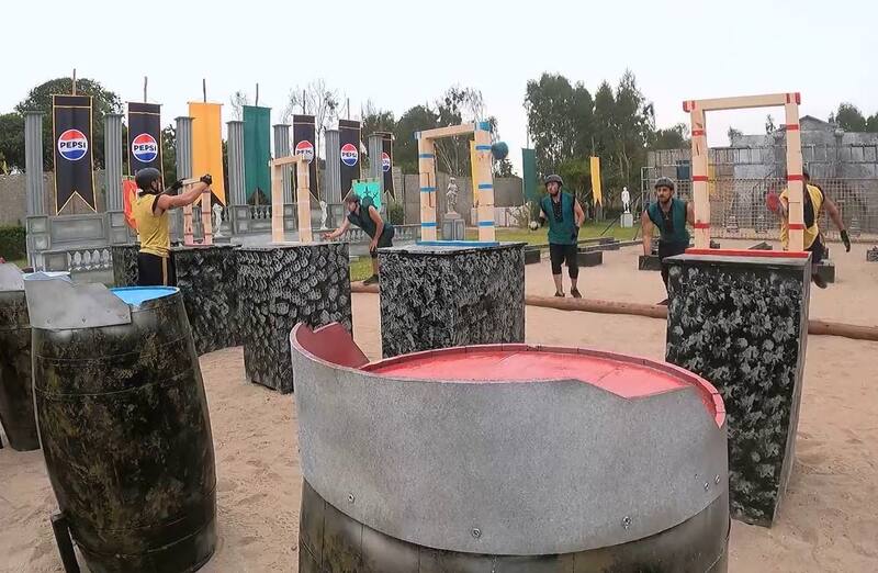 "Ganar o Servir" tuvo una intensa competencia masculina. Créditos: Canal 13