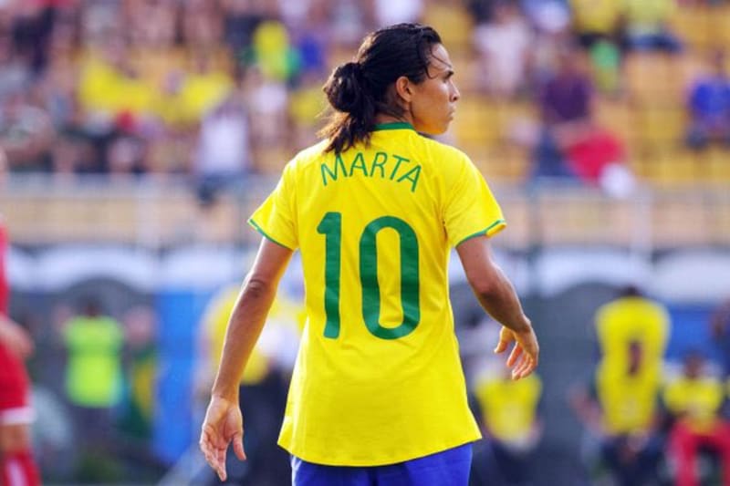 Marta es considerada por muchos la mejor futbolista de la historia.