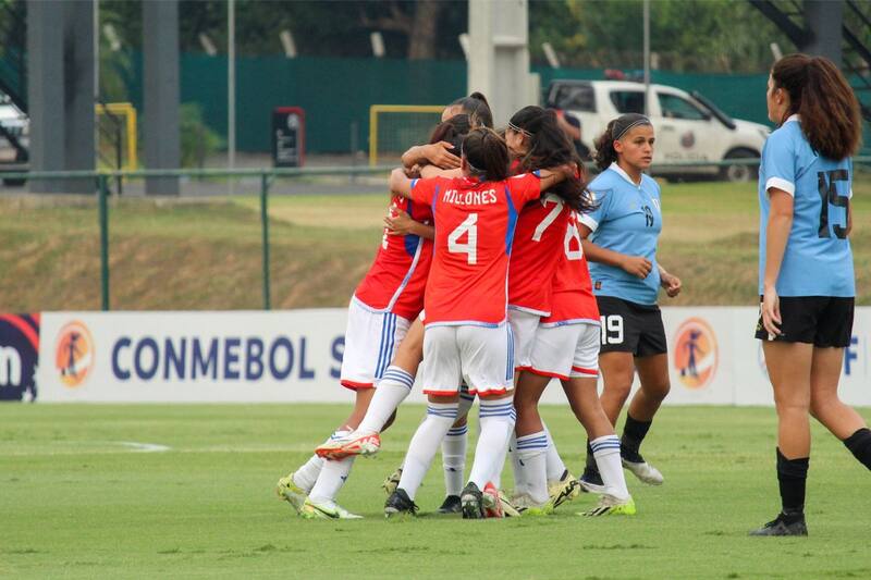 Anaís Álvarez inauguró el marcador para Chile, pero no fue suficiente. Foto: Conmebol.