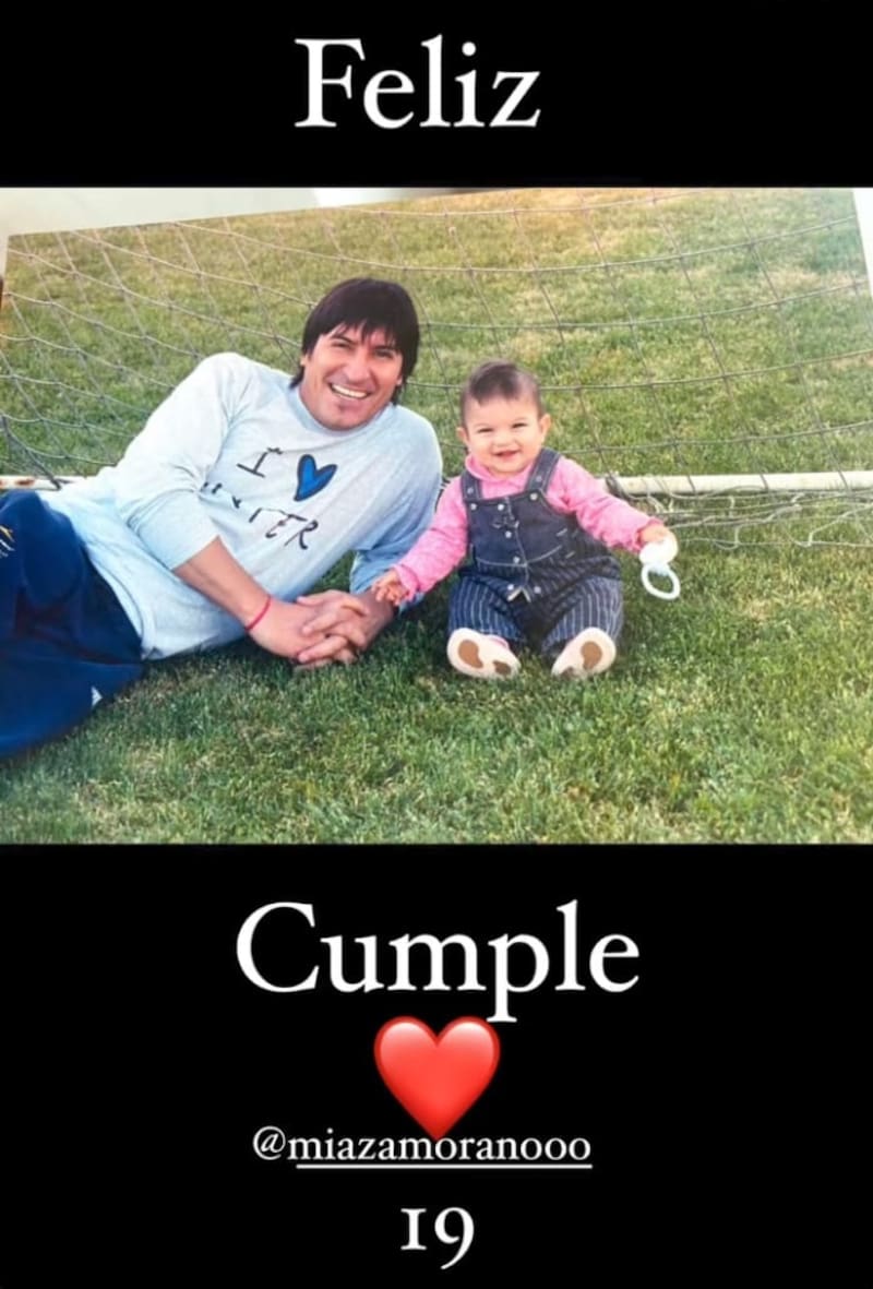 El deportista compartió emotiva foto junto a su hija. Créditos: Instagram