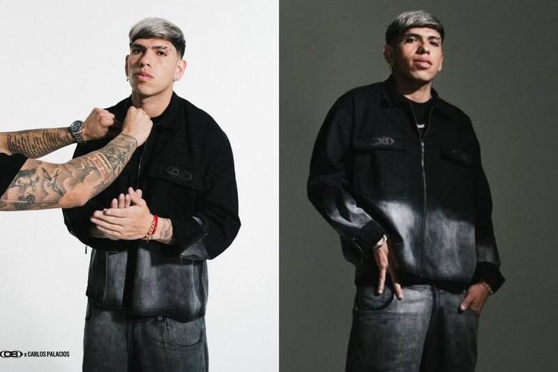 Carlos Palacios apareció como modelo en Argentina. Foto: Instagram 08onasaez.