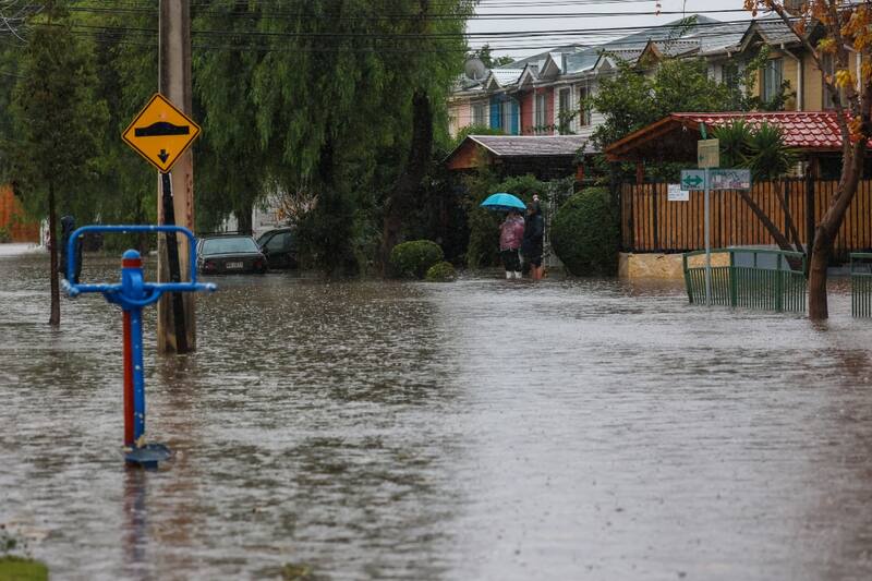 Las precipitaciones que caerán en la zona sur.