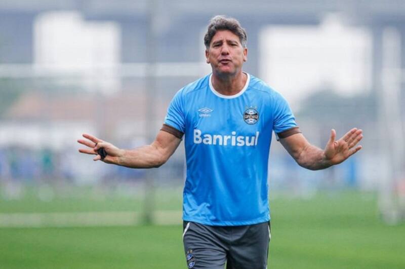 Renato Gaúcho, entrenador de Gremio.
