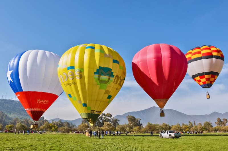 El panorama que ofrece una experiencia única en Santiago. Foto: Tiny Fest.