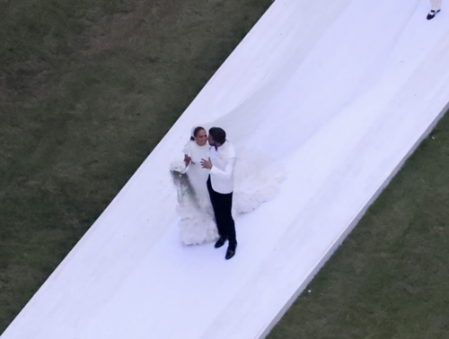 Jennifer Lopez y Ben Affleck en su matrimonio.