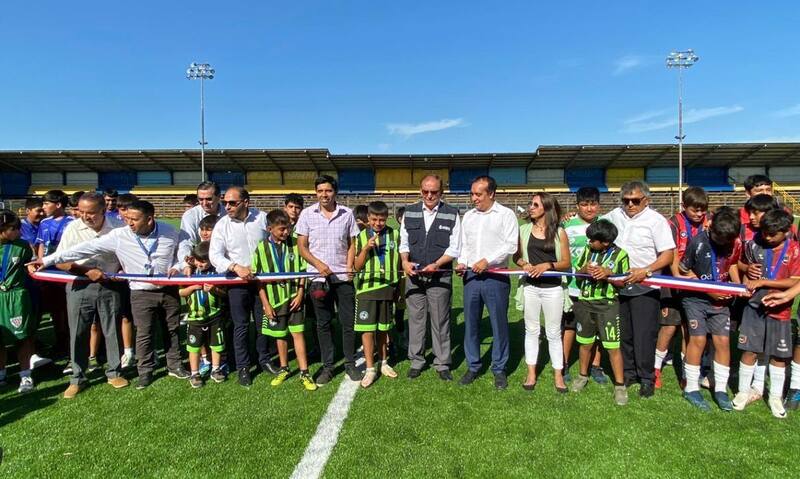 Inauguración de la cancha Rubén Marcos de Osorno.