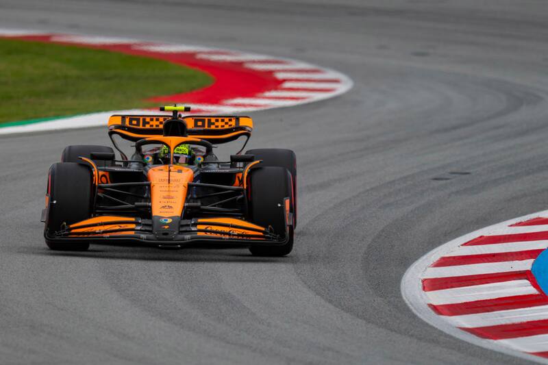 Lando Norris se quedó con la pole position del Gran Premio de España. EFE