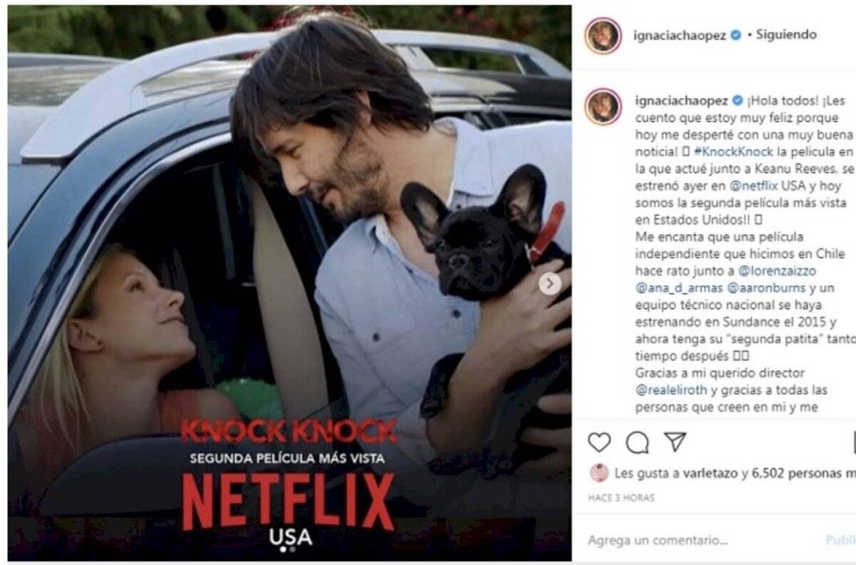 La felicidad de Ignacia Allamand: Película donde actúa con Keanu Reeves triunfa en Estados Unidos