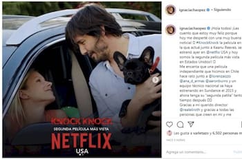 La felicidad de Ignacia Allamand: Película donde actúa con Keanu Reeves triunfa en Estados Unidos