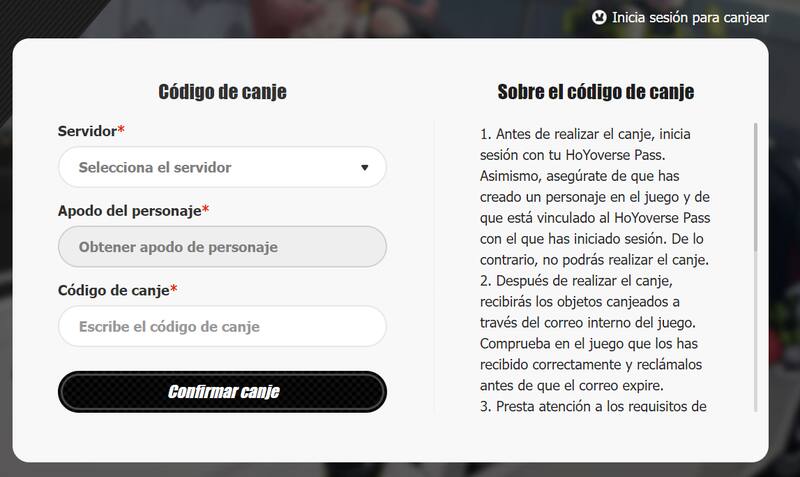 Deberás haber completado el primer encargo del prólogo para poder acceder a los canjes por objetos gratis.