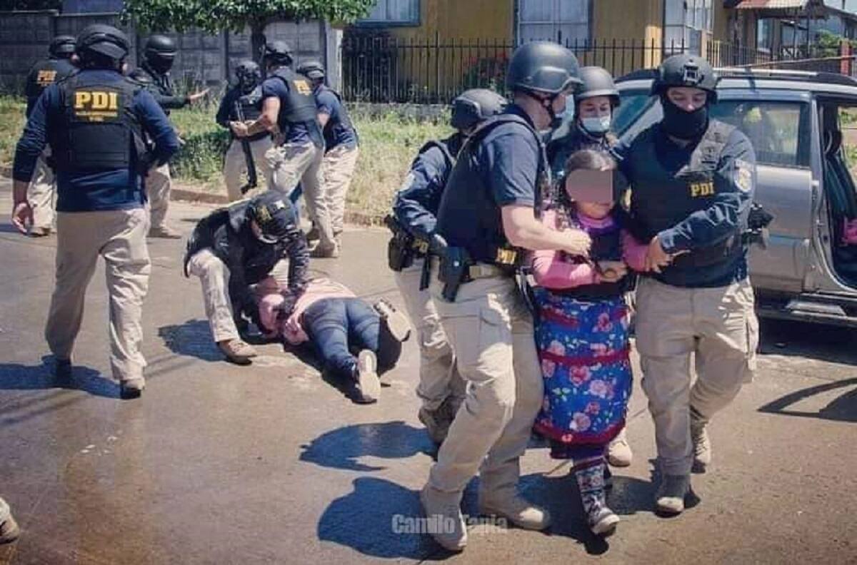 "Te movís' te mato": Revelan supuesto audio de detención de la PDI a menor de edad en Temucuicui