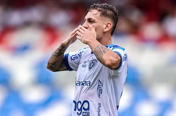 Debutó en las redes en crucial partido: Matías Cavalleri convirtió su primer gol en Brasil