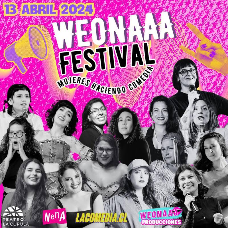 “¡Weonaaa Festival!”, esta es su parrilla de humoristas.