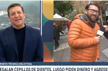 "El chaqueteo de este equipo": Particular saludo descolocó a Julio César Rodríguez durante contacto en vivo