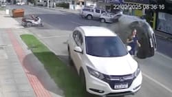 Mujer salva de milagro tras impactante choque