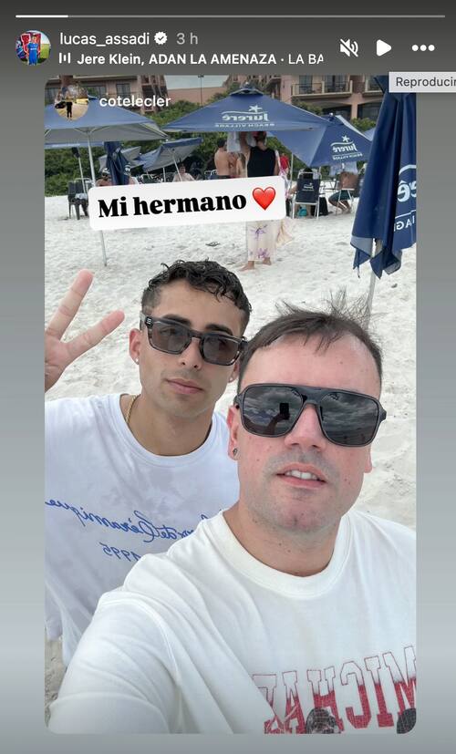 Lucas Assadi junto a Jose Pablo Lecler.