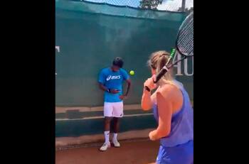 Amor a toda prueba: Elina Svitolina y Gael Monfils demostraron toda su confianza