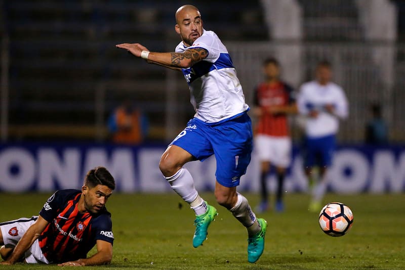 Enfrentó a la UC con la camiseta de San Lorenzo. Foto: Aton.