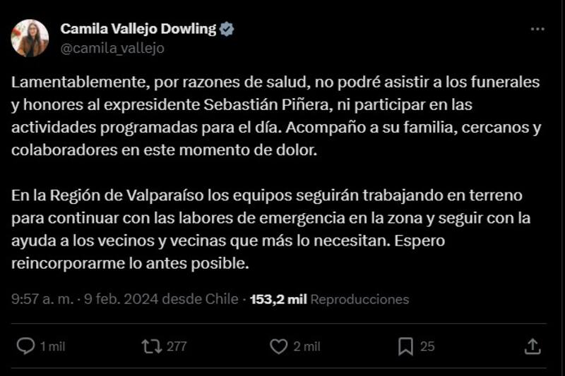 Estas son las explicaciones que dio la ministra.