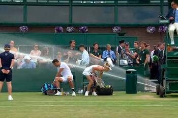 El mega fail que se produjo en el dobles mixto de Wimbledon