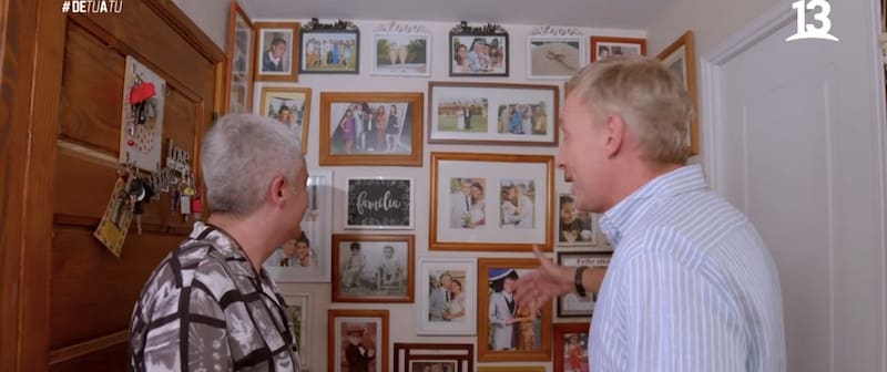 Pared llena de recuerdos. Créditos: Canal 13.