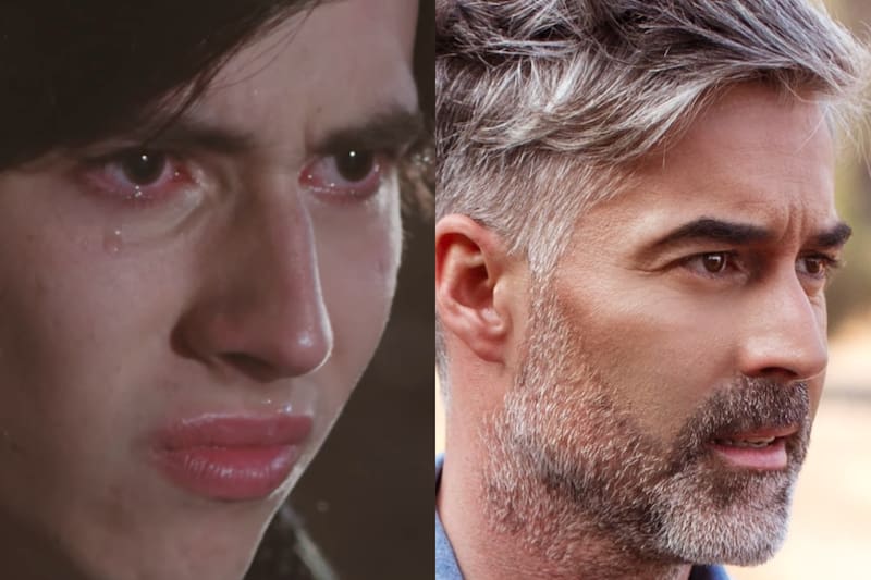 Gaspar Díaz junto a su padre, el actor Carlos Díaz.