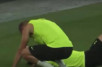VIDEO | ¡Se desplomaron del cansancio! El intenso entrenamiento del Tottenham que afectó a sus figuras