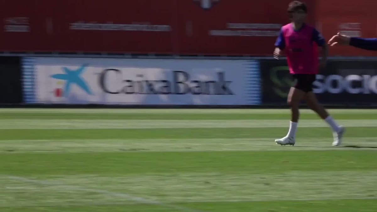 El tremendo caño de Joao Felix que se robó las miradas en la práctica del Atlético