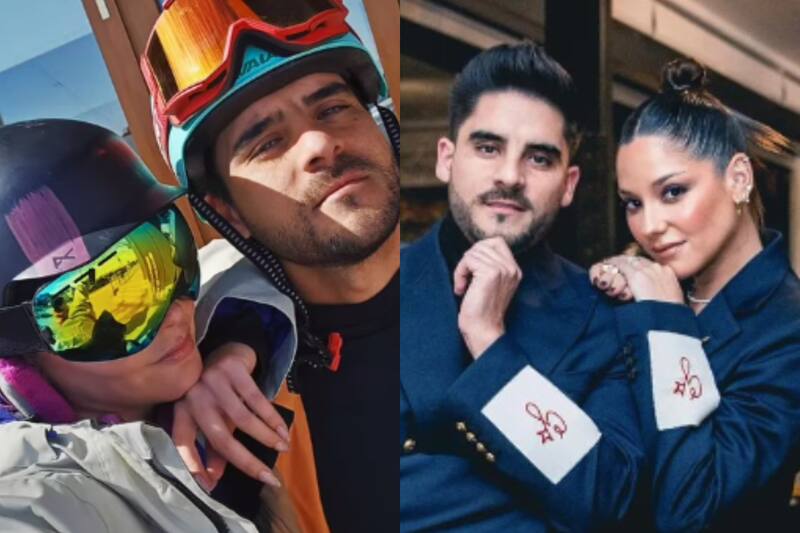 Renzo Tissinetti en su primer día de ski. Créditos: Instagram