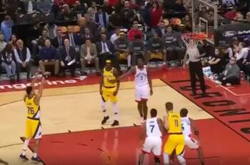 Jeremy Lamb anotó dos puntos con la rodilla fracturada en la NBA