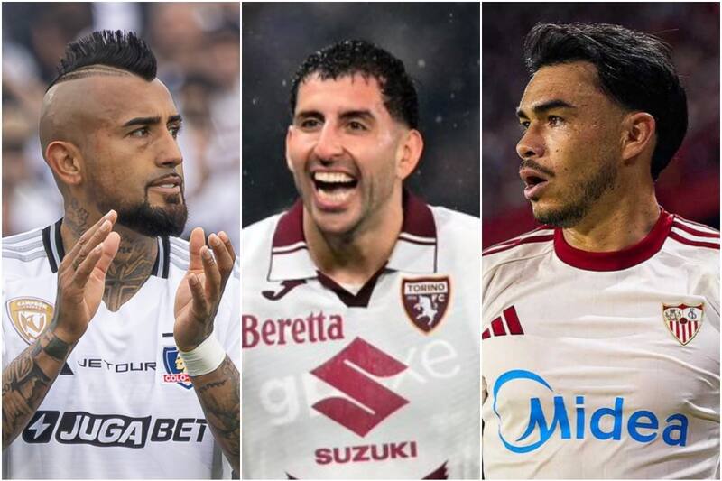 están entre los futbolistas chilenos mejores pagados del mundo.