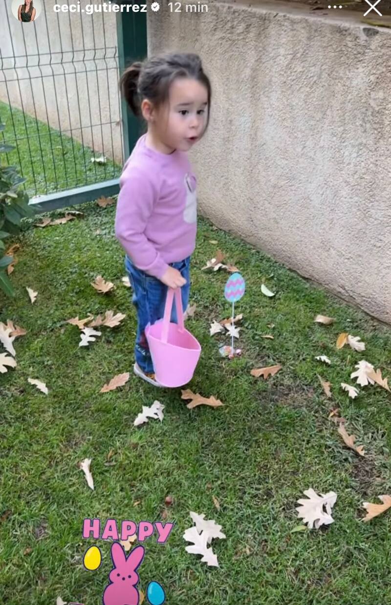 La periodista celebró la Pascua.