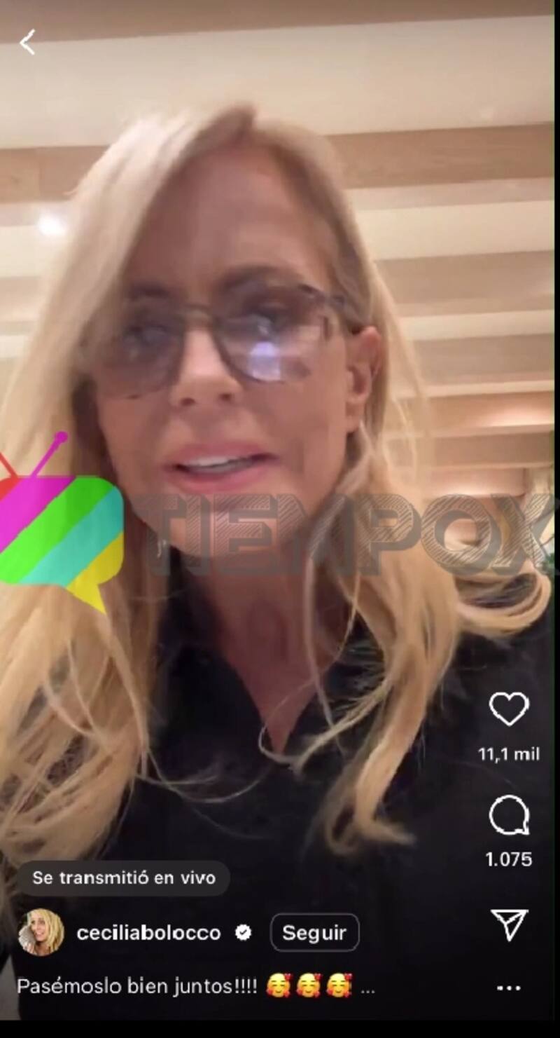 Cecilia Bolocco Live / Créditos: Instagram