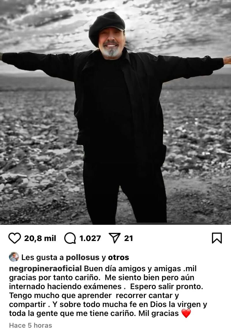 El hermano del fallecido Presidente Piñera actualizó su estado de salud.