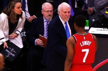 Raptors y Spurs rindieron homenaje a Kobe Bryant violando la regla de los 24 segundos