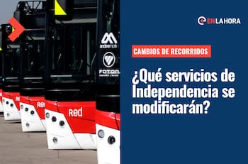 Cambios de recorridos en Independencia: ¿Qué servicio sufrirá modificaciones y desde cuándo?