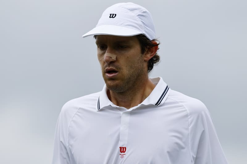 El chileno en Wimbledon. Foto: EFE.