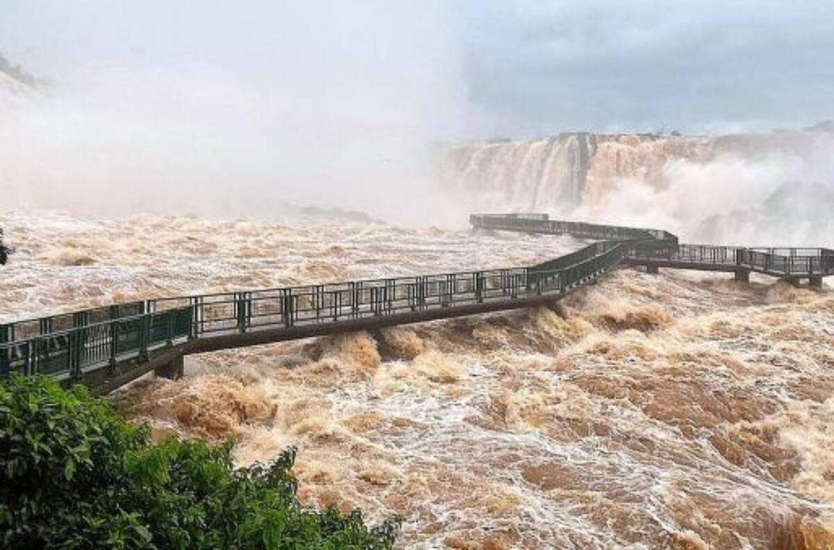 VIDEO | Impactante: Cataratas del Iguazú aumentan sus caudales alcanzando 14,5 millones de litros por segundo