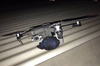 FOTOS | Capturan dron con cocaína y marihuana: intentó ingresar a ex Penitenciaría de Santiago
