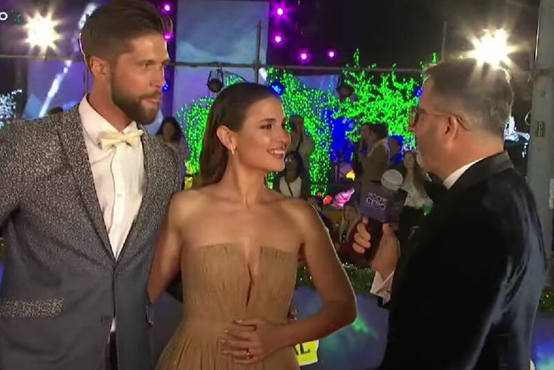 Belén Soto y Branko Bacovich Gala Viña 2023 / Créditos: Reproducción