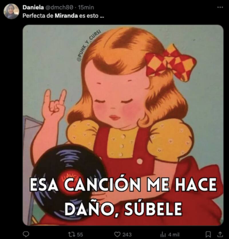 Memes que dejó la presentación de Miranda!.