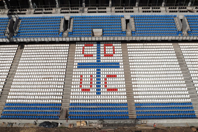 . El nuevo estadio de la Universidad Católica. Foto: Agencia Aton.