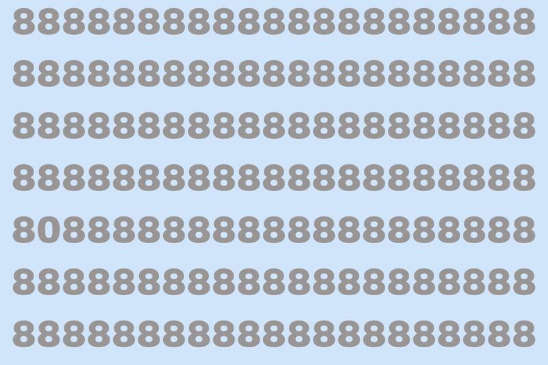 ¿Puedes encontrar el "0" oculto en la imagen?