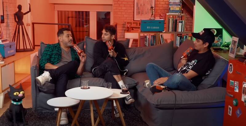 Fabrizio Copano, Pedro Ruminot y Sergio Freire.