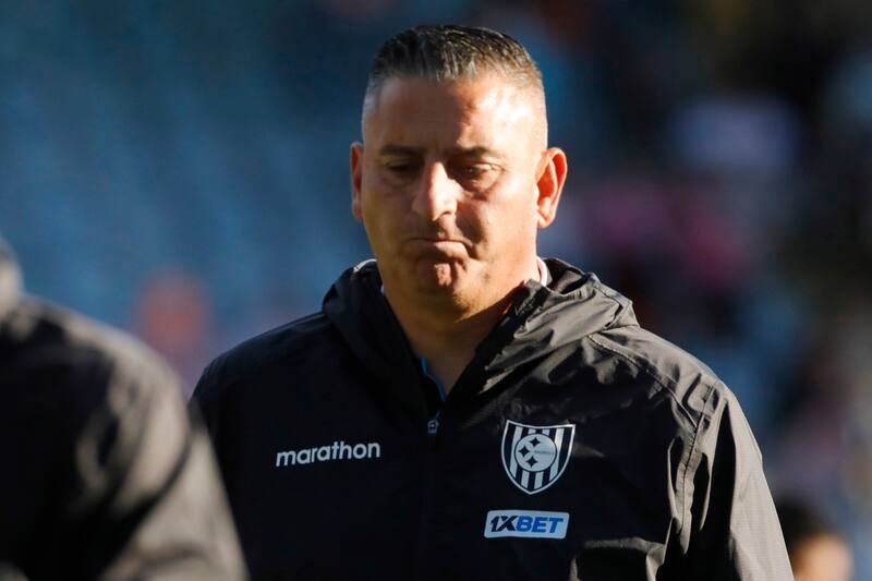 el estratega Acerero lamentó la derrota sufrida en manos de Cobresal. Foto: Photosport