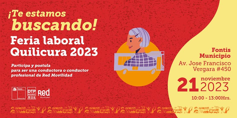 Postula de forma presencial en la feria laboral de Quilicura.