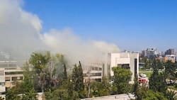 VIDEO | Así se ve el incendio que afecta a escuela de Carabineros